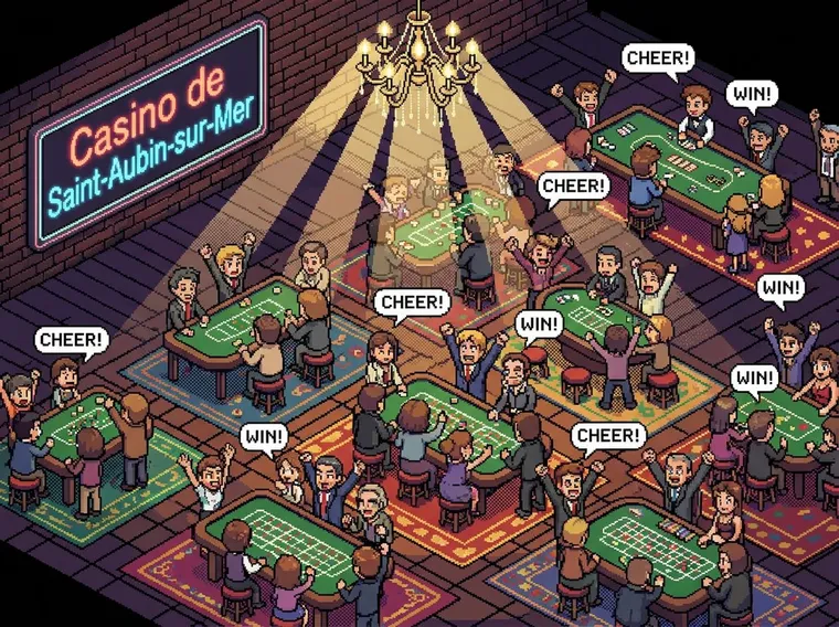 Jeux et divertissements en ligne disponibles (Casino de Saint-Aubin-sur-Mer)