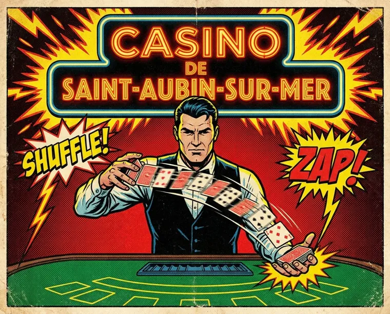 Jeux en direct avec croupiers en temps réel (Casino de Saint-Aubin-sur-Mer)